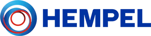 ein blau-rotes Logo